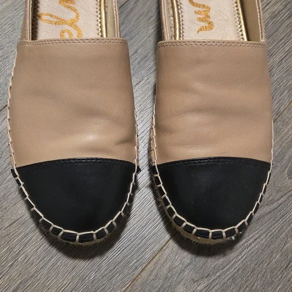 Sam Edelman Krissy Leather Espadrille Flats - Picture 2 of 9